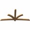 Ekena Millwork Davenport Timber Gable Bracket, Western Red Cedar, 108"W x 54"H x 3 1/2"D x 5 1/2"F, 12/12 Pitch GBW108X54X0406DAV00SWR - alternate 4